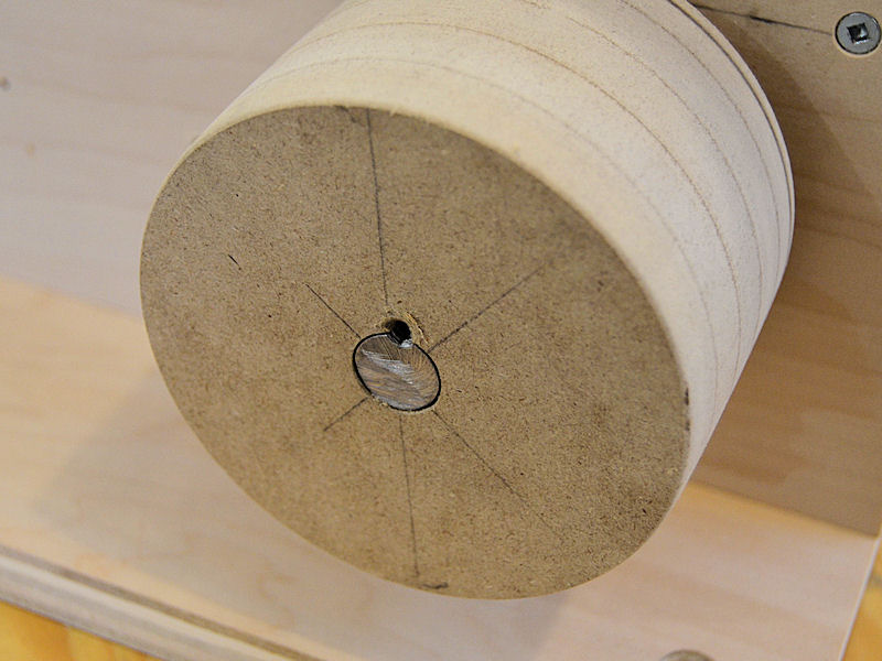 attach wheel to shaft homemade machine belt grinder